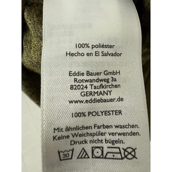 Eddie Bauer Men’s Crew Neck T-Shirt Large Tee Wicking Motion FreeDry Green - Picture 6 of 9